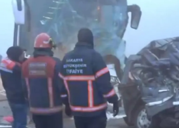 Vdesin 10 dhe lëndohen 59 persona në një aksident zinxhiror në Turqi