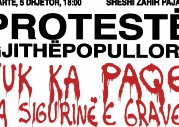 Sot protestë gjithëpopullore me moton ‘nuk ka paqe pa sigurinë e grave’