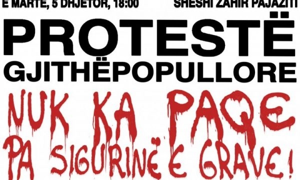 Sot protestë gjithëpopullore me moton ‘nuk ka paqe pa sigurinë e grave’