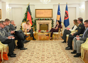 Osmani dhe Sekretarja e Ministrisë së Mbrojtjes së Gjermanisë diskutuan për sigurinë në Kosovë