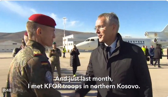 Stoltenberg thotë se siguria në Kosovë është çelësi i sigurisë në Ballkanin Perëndimor