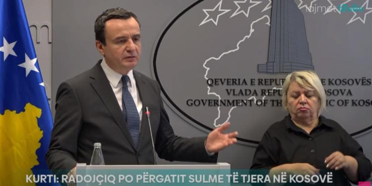 Kurti paralajmëron sulm të ri të Radojçiqit në Veri