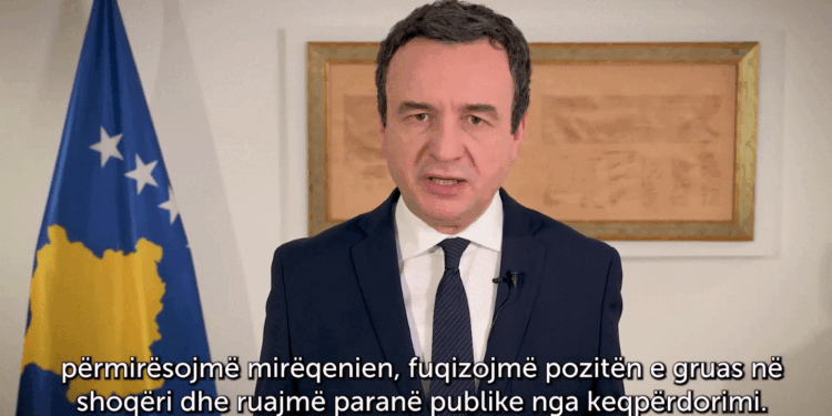 Kurti: Qeveritë e kaluara shtetin e konsideronin si arkë për pasuri personale