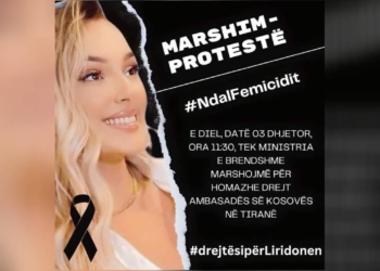 Sot marshohet për Liridonën në Tiranë, kërkohet drejtësi