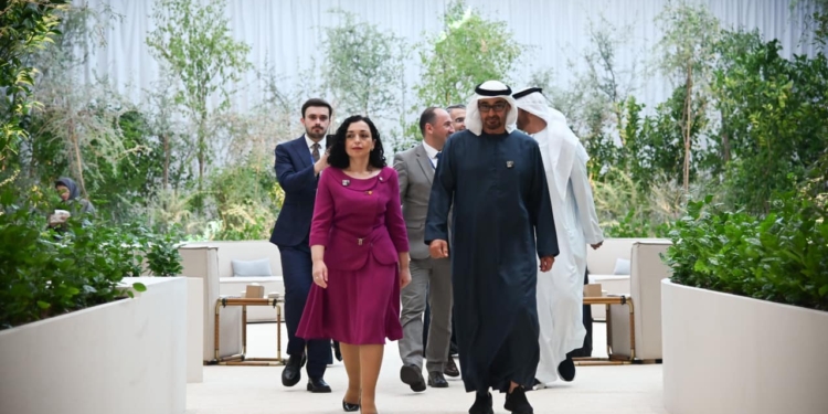 Osmani takon presidentin e Emirateve, flasin për thellimin e bashkëpunimit