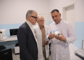 Vitia: Kemi filluar 550 mijë euro investime në Klinikën e Oftalmologjisë