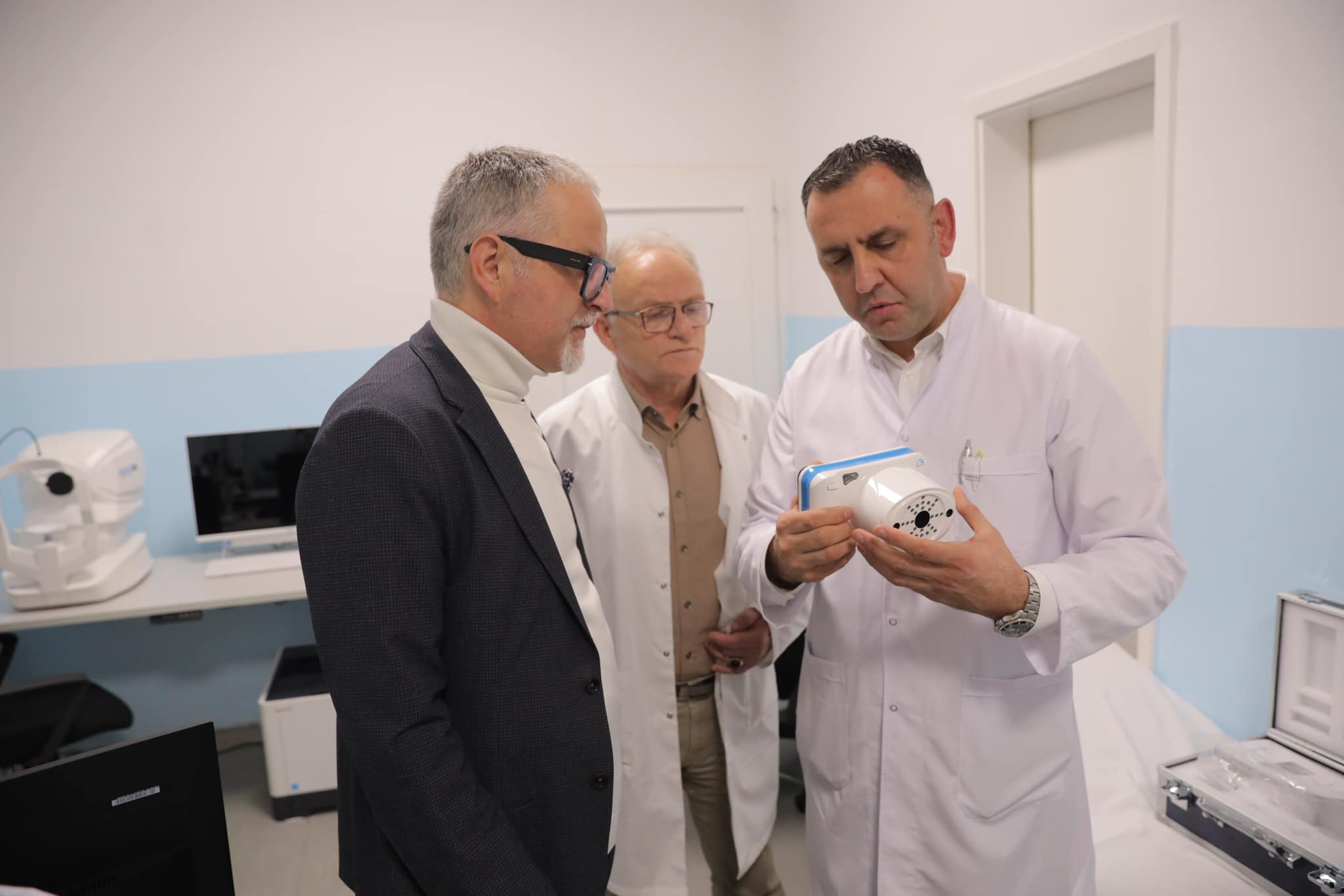 Vitia: Kemi filluar 550 mijë euro investime në Klinikën e Oftalmologjisë