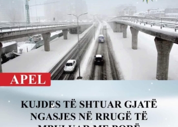 Bie borë në Kosovë, Policia apelon shoferët për kujdes në trafik