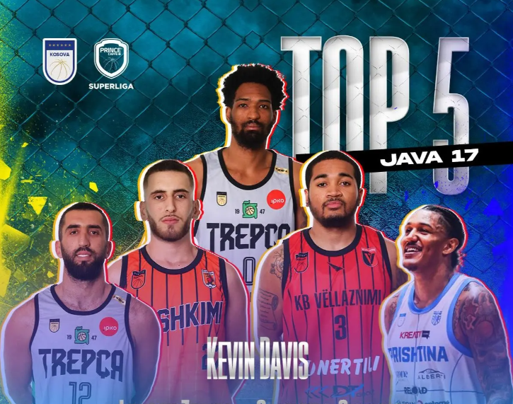 Pesëshja dhe MVP i xhiros së 17-të në Superligë