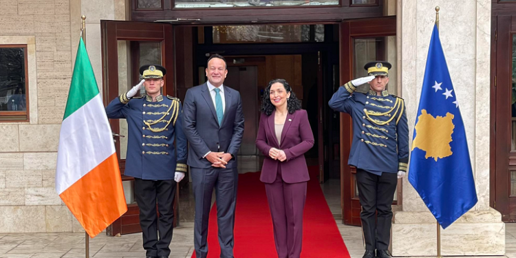 Presidentja Osmani priti kryeministrin e Irlandës, Varadkar