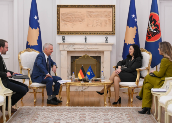 Osmani takon ambasadorin gjerman, i kërkon mbështetje për anëtarësim në KE