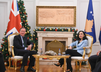 Osmani: Me Cameron diskutuam për forcimin e pozitës ndërkombëtare të Kosovës
