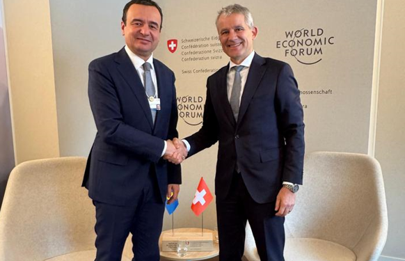 Kurti në Davos: Kosova dhe Zvicra të thellojnë bashkëpunimin