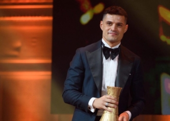Granit Xhaka shpallet futbollisti më i mirë i Zvicrës për vitin 2023