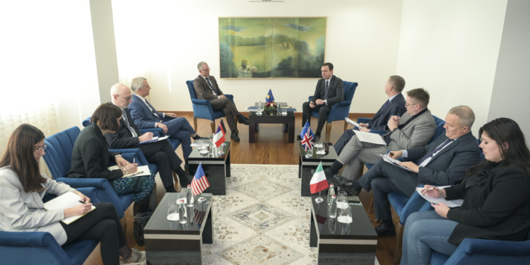 Kurti – QUINT-it: Euroja e vetmja valutë në Kosovë, të respektohet Kushtetuta