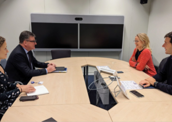 Lajçak takohet me eurodeputeten gjermane, flasin për zhvillimet në Kosovë, dialogun dhe Serbinë e pas zgjedhjeve