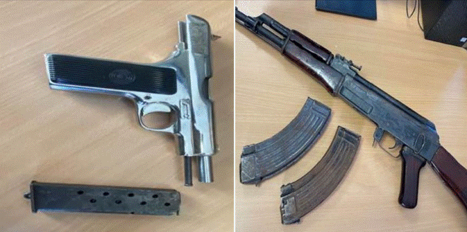 Policia sekuestron armë në Prishtinë, u përdorën në natën e Vitit të Ri