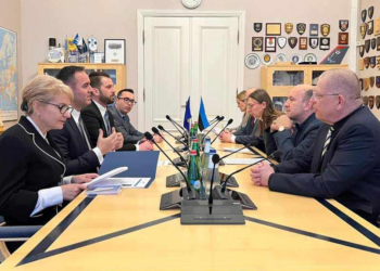 Konjufca takoi Kryetarin e Komitetit të Mbrojtjes Nacionale në Estoni