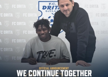 Mbrojtësi Ovouka vazhdon kontratën me Dritën