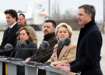 Trudeau, Meloni dhe Johson në Kiev, mbështesin Ukrainën