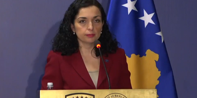 Presidentja Osmani thotë se Serbia i ka fuqizuar strukturat e sigurisë duke i shndërruar në banda