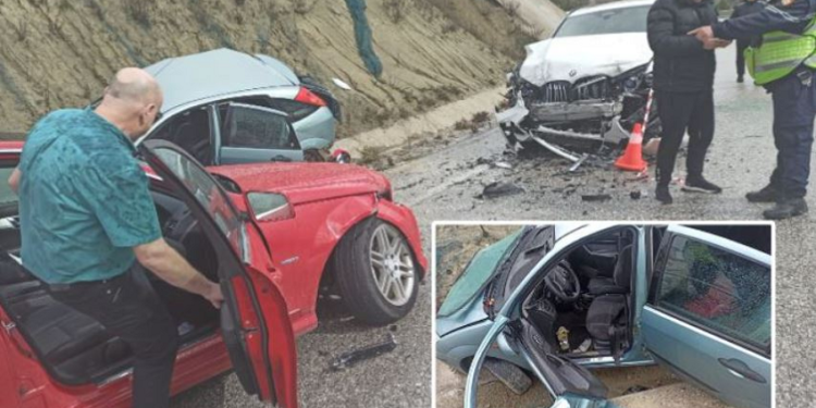Aksident në Shqipëri: Vdes një pasagjere, lëndohen dy ngasës të veturave