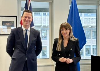 Haxhiu takohet me homologun britanik: U rikonfirmua mbështetja e bashkëpunimit në fushën e drejtësisë