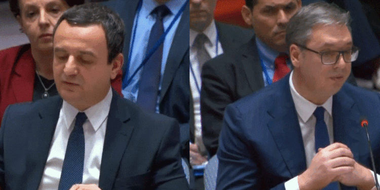 Kurti fton Vuçiqin që të nënshkruajnë Marrëveshjen në OKB