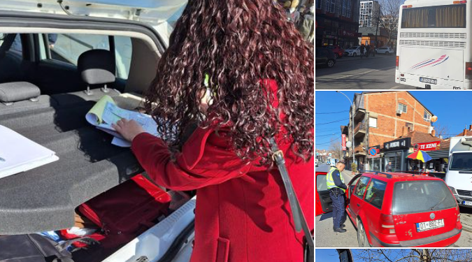 Inspektohen linjat e rregullta të transportit dhe taksitë ilegal në Prishtinë, shqiptohen katër gjoba