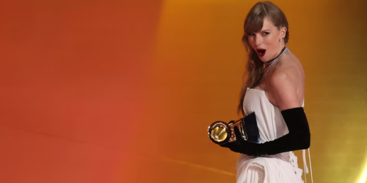 Taylor Swift bën historinë në Grammy