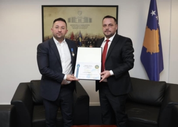 Mehaj pranon “Medaljen për Shërbim të Shquar” nga ministri Maqedonci