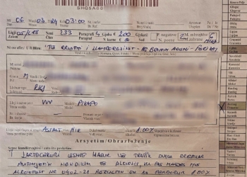 ​Gjobitet me 200 euro shoferi që drejtoi veturën nën ndikimin e alkoolit