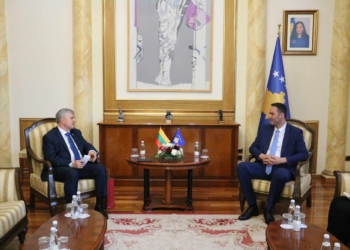 Konjufca takon ambasadorin e Lituanisë, diskutuan për zhvillimet aktuale në Kosovë