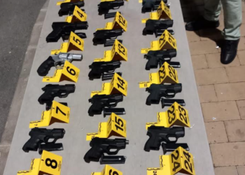 Policia në 14 lokacione konfiskon armë dhe municione të kalibrave të ndryshëm