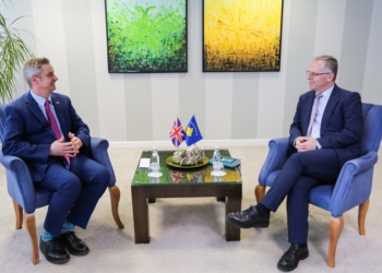 Bislimi e informon ambasadorin e ri të Mbretërisë së Bashkuar mbi procesin e dialogut