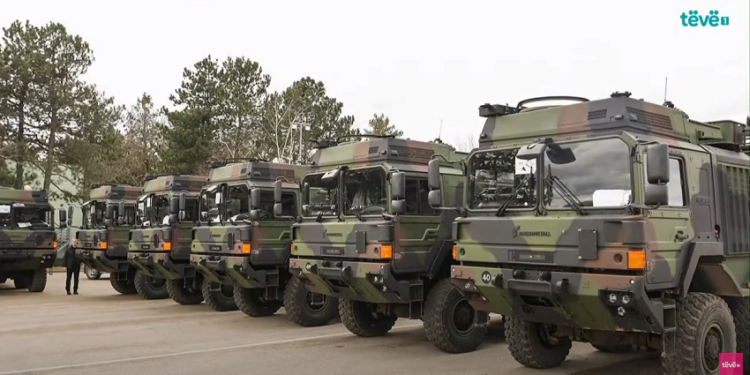 Mirëpritet blerja e 15 kamionëve ushtarakë “RheinMetall” për FSK-në