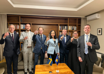 Osmani uron Suedinë për anëtarësimin në NATO