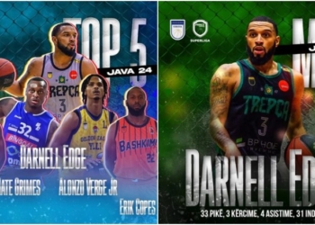 Pesëshja dhe MVP i xhiros së 24-të në Superligë