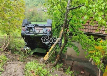 KFOR-i konfirmon vetaksidentin në Leposaviq: Brenda veturës ishin katër ushtarë
