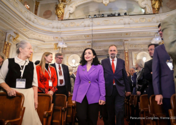 Presidentja Osmani nderohet me Çmimin e Evropës nga Fondacioni Pan-Europian