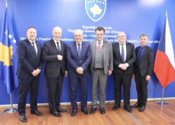 Sveçla pret në takim delegacionin çek, flasin për situatën aktuale të sigurisë