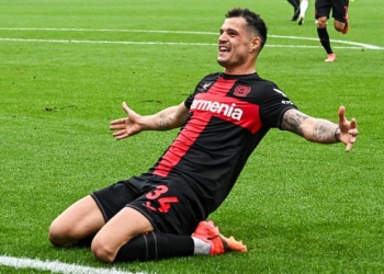Xhaka shënon për Leverkusenin, në ndeshjen që mund të shpallen kampion