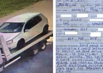 Policia ia merr veturën shoferit që voziste edhe pse e kishte të konfiskuar patentë shoferin