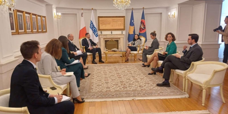 Kryesuesi i OSBE-së pritet në takim edhe nga Osmani