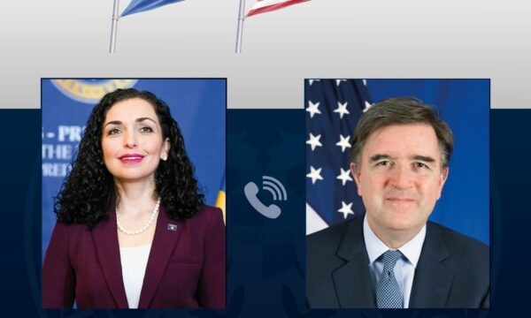 Osmani dhe O’Brien bisedojnë për anëtarësim në KiE dhe dialogun me Serbinë