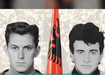 Dy prishtinasit u vranë me flamurin kombëtar në duar