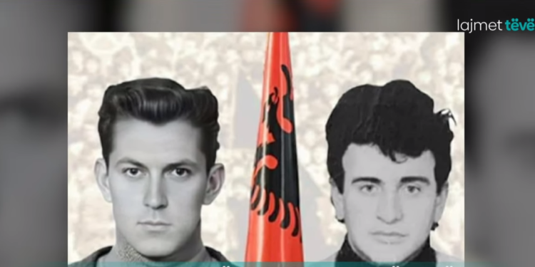 Dy prishtinasit u vranë me flamurin kombëtar në duar