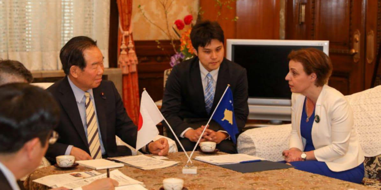 Gërvalla takon kryetarin e Parlamentit të Japonisë, vlerësohen lart marrëdhëniet bilaterale
