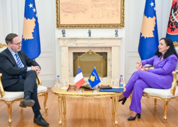 Osmani priti kryetarin për Politikë e Demokraci në Asamblenë e KiE-së, Bouyx