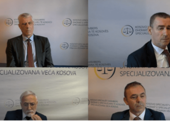 Ndërpritet seanca ndaj Thaçit dhe të tjerëve derisa të jenë të gjithë të akuzuarit të pranishëm